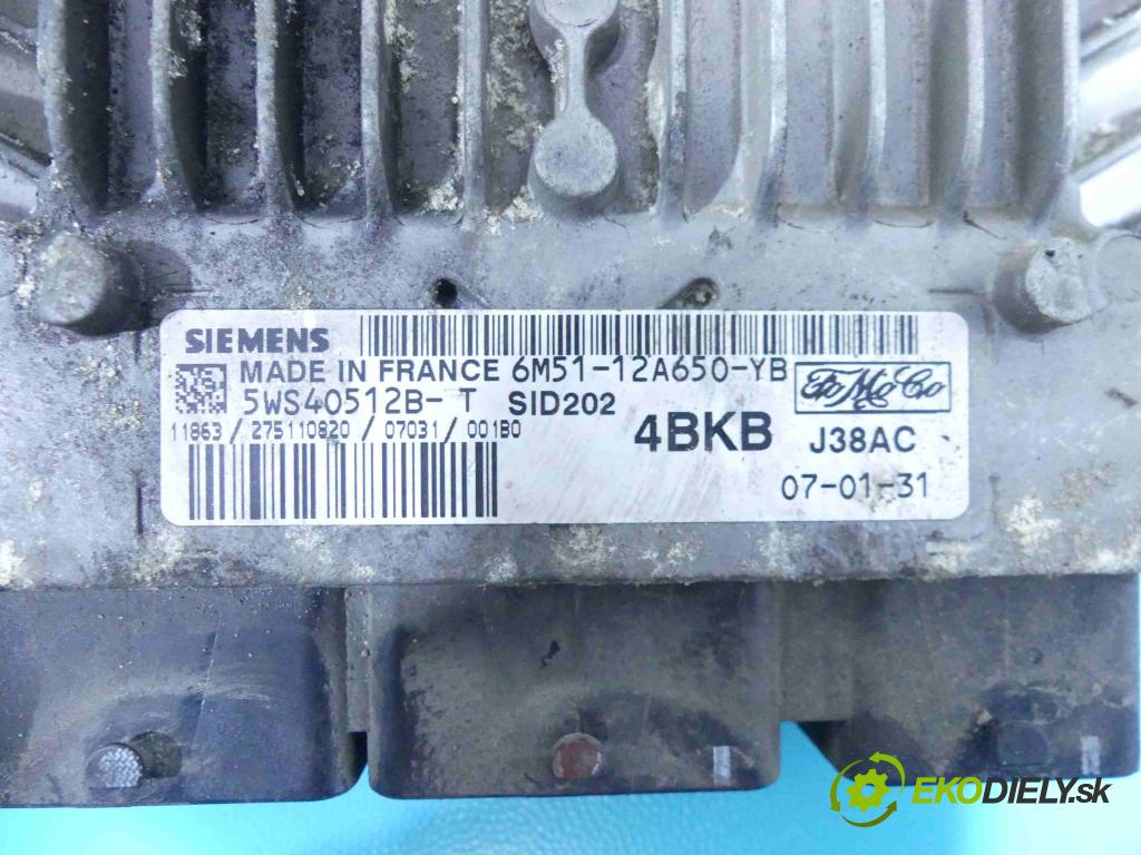 Ford Focus Mk2 2004-2011 1.8 tdci 116 HP manual 85 kW 1753 cm3 5- riadiaca jednotka motora 6M51-12A650-YB