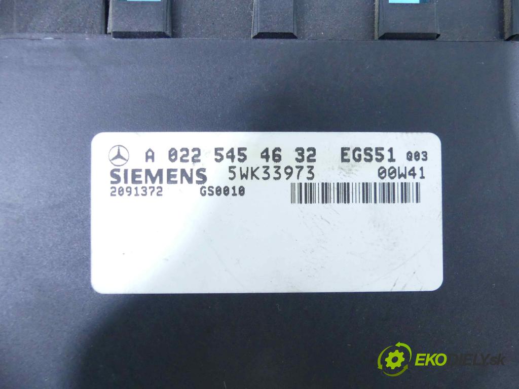 Mercedes ML W163 1997-2005 3.2 218 HP automatic 160 kW 3199 cm3 5- modul riadiaca jednotka A0225454632 (Ostatné)
