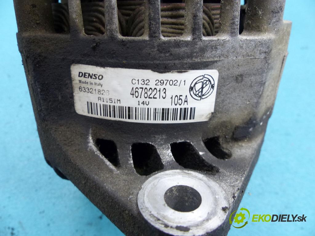 Alfa romeo 147 1.9 jtd 116 HP manual 85 kW 1910 cm3 5- Alternator 46782213 (Alternátory)