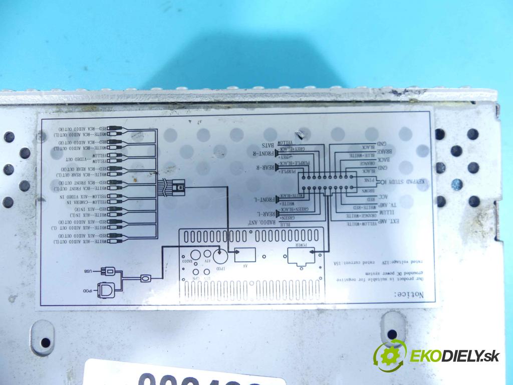 Toyota Camry XV40 2006-2011 2.4 16v 215KM automatic 158 kW 2387 cm3 4- Radio