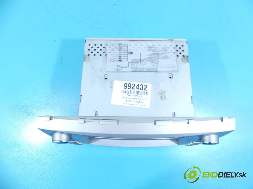 Toyota Camry XV40 2006-2011 2.4 16v 215KM automatic 158 kW 2387 cm3 4- Radio