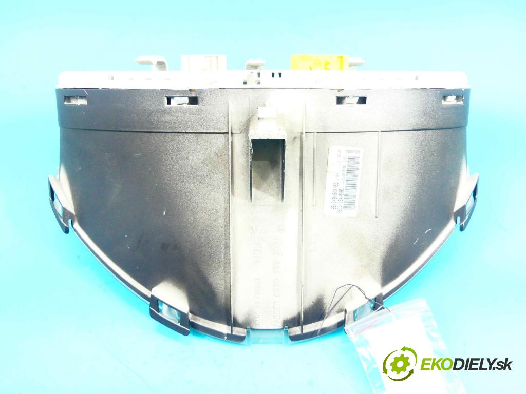 Peugeot 206 1.9d 69KM manual 51 kW 1868 cm3 3- prístrojovka/ budíky 9634960980 (Prístrojové dosky, displeje)