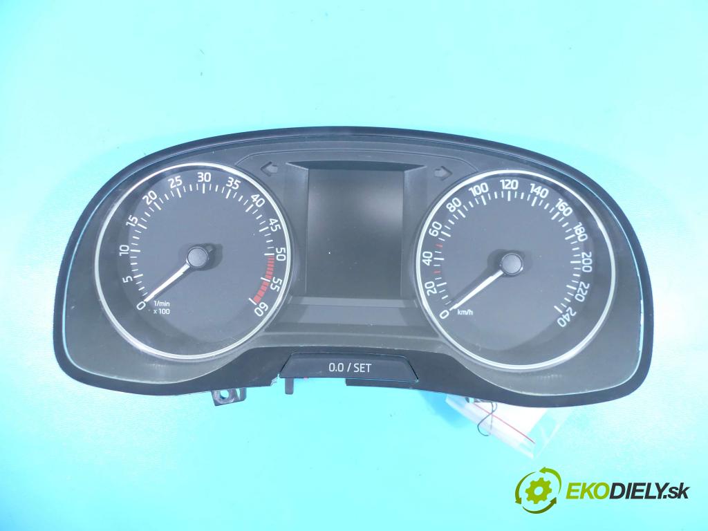 Skoda Fabia III 2014- 1.4 tdi 105 HP manual 77 kW 1422 cm3 5- prístrojovka/ budíky 6V0920731B (Prístrojové dosky, displeje)