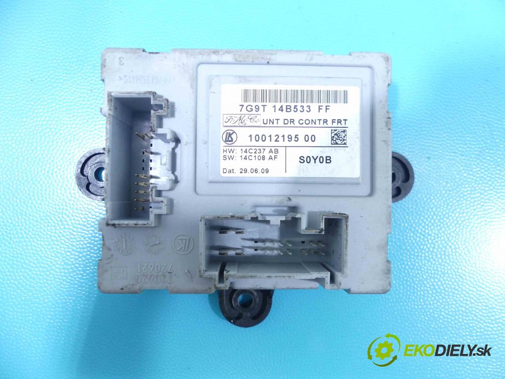 Ford Mondeo Mk4 2007-2014 2.5 T manual 162 kW 2521 cm3 5- modul řídící jednotka 7G9T14B533FF (Ostatní)
