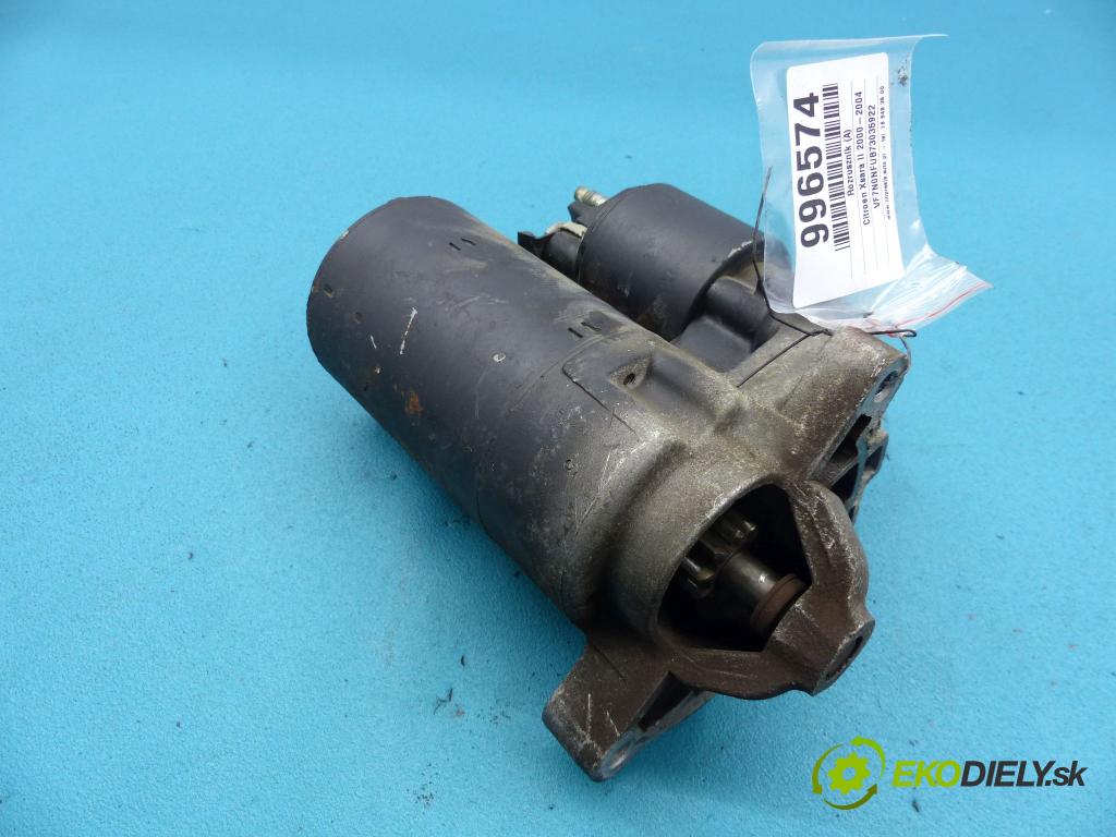 Citroen Xsara II 2000-2004 1.6 16v 109 hp manual 80 kW 1587 cm3 3- startér: 0986013850 (Startéry)