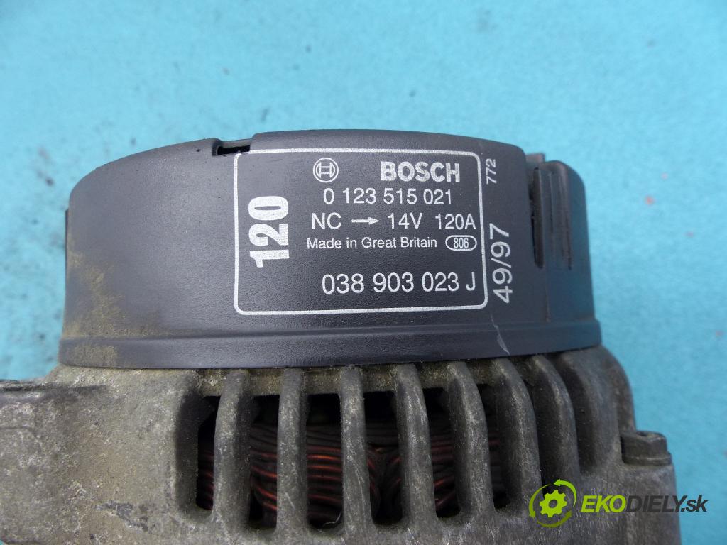 Skoda Octavia I 1996-2010 1.9 tdi 110 HP manual 81 kW 1896 cm3 5- Alternator 038903023J (Alternátory)
