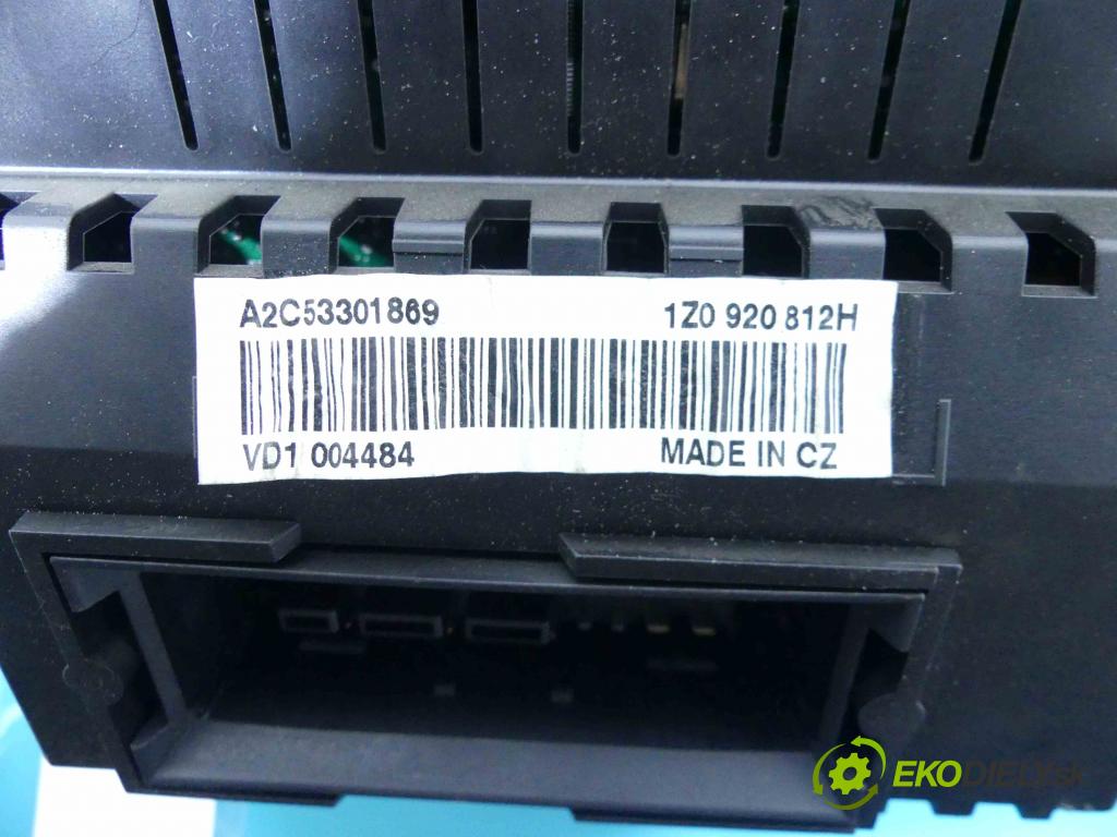 Skoda Octavia II 2004-2013 2.0 tdi 140 HP manual 103 kW 1968 cm3 5- prístrojovka/ budíky 1Z0920812H (Prístrojové dosky, displeje)