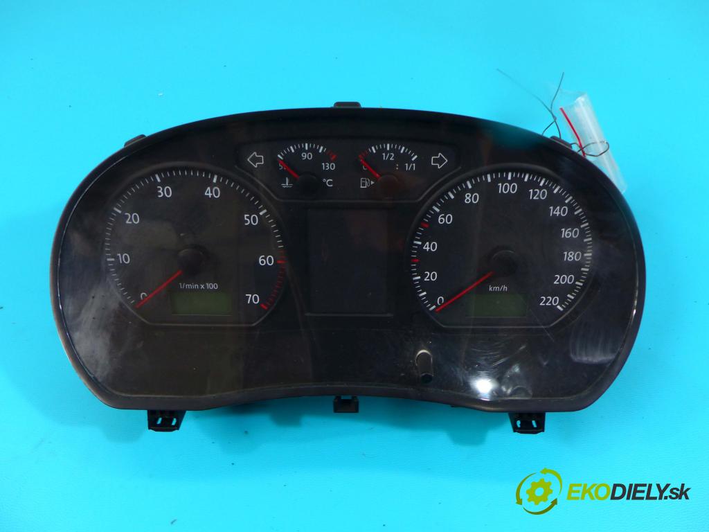 Vw Polo IV 9N 2001-2009 1.2 54 HP manual 40 kW 1198 cm3 3- prístrojovka/ budíky 6Q0920803E (Prístrojové dosky, displeje)
