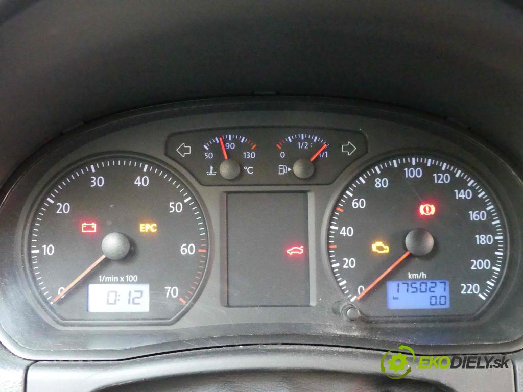 Vw Polo IV 9N 2001-2009 1.2 54 HP manual 40 kW 1198 cm3 3- prístrojovka/ budíky 6Q0920803E (Prístrojové dosky, displeje)