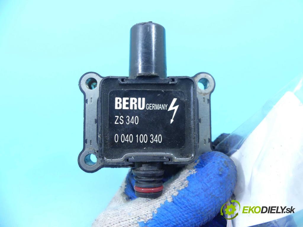 Mercedes E W210 1995-2002 2.0 kompressor 186KM: manual 137 kW 1998 cm3 4- cievka zapaľovacia 0040100340 (Zapaľovacie cievky, moduly)