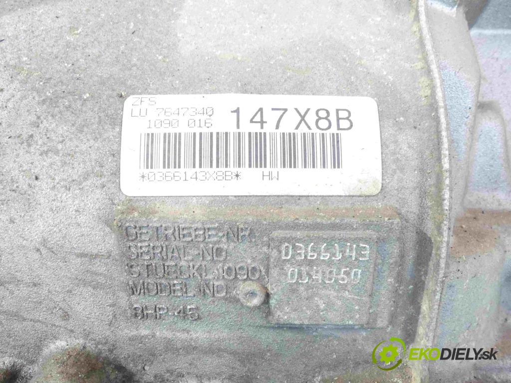 Bmw 1 F20 2011-2019 2.0d 116 HP automatic 85 kW 1995 cm3 5- prevodovka stupeň,rýchlosť automat 8HP-45