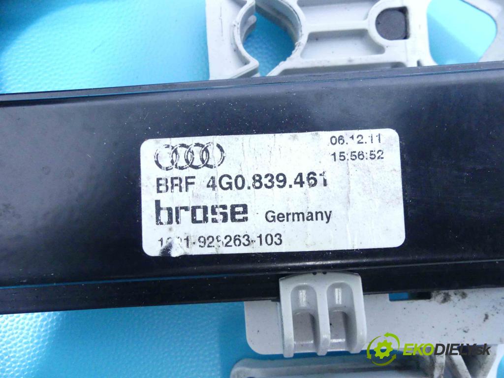Audi A6 C7 2011-2018 2.0 tdi 177 hp manual 130 kW 1968 cm3 4- mechanismus stahování zadní levý 4G0839461