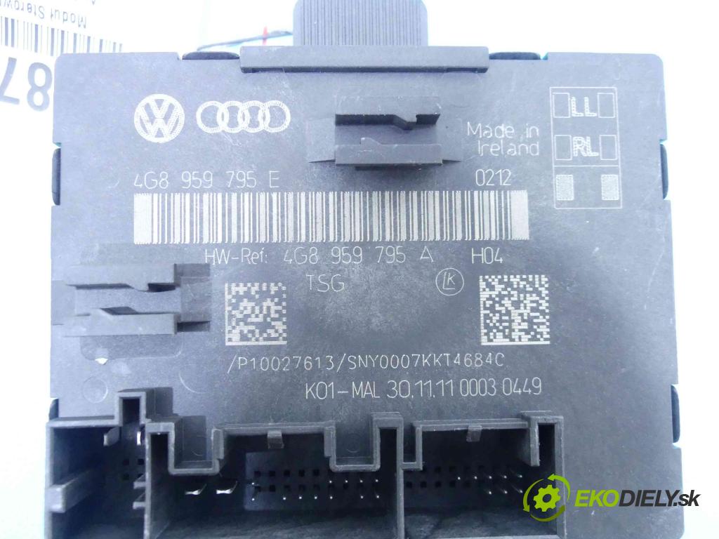 Audi A6 C7 2011-2018 2.0 tdi 177 HP manual 130 kW 1968 cm3 4- modul riadiaca jednotka 4G8959795A (Ostatné)