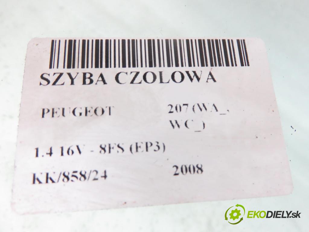 PEUGEOT 207 (WA_, WC_) HB 2008 70,00 1.4 16v VTI 95 - 8FS 1397,00 Okno čelná