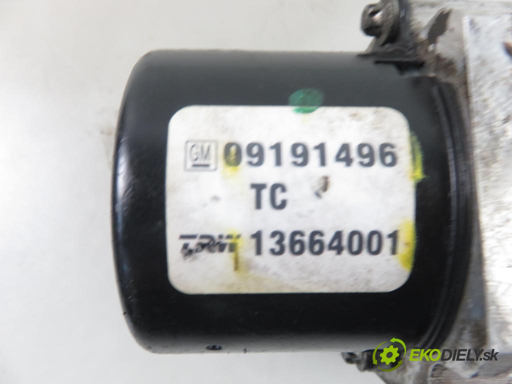 OPEL VECTRA C (Z02) SEDAN 2003 74,00 2.0 DTI 16V 101 - Y 20 DTH 1995,00 Pumpa ABS 13509101J ; 13664001 (Pumpy ABS)
