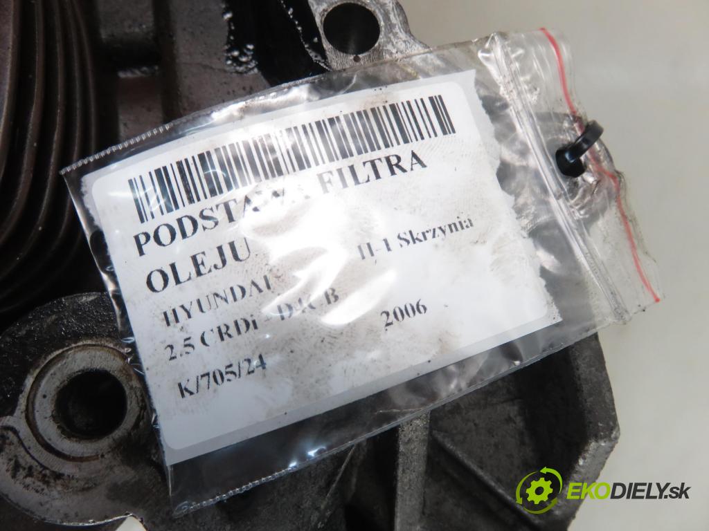 HYUNDAI H-1 Skrzynia FURGON 2006 103,00 2.5 CRDi 140 - D4CB 2497,00 Obal filtra oleja  (Obaly filtrov oleja)