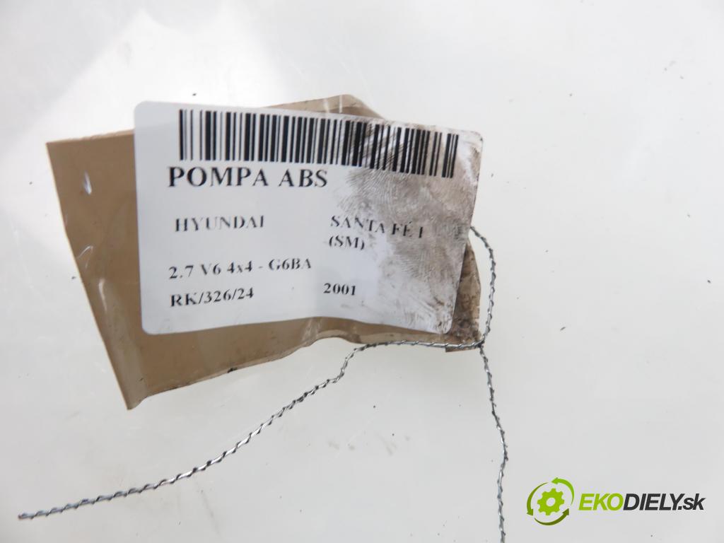 HYUNDAI SANTA FÉ I (SM) SUV 2001 127,00 2.7 V6 4x4 - G6BA 2656,00 Pumpa ABS 5890026170 ; BH60111110 (Pumpy ABS)
