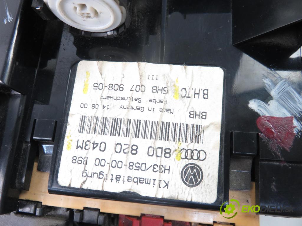 AUDI A4 (8D2, B5) SEDAN 2000 85,00 1.9 TDI quattro - AJM 1896,00 Panel kúrenia KLIMATRONIK 8D0820043M ; 5HB00790805