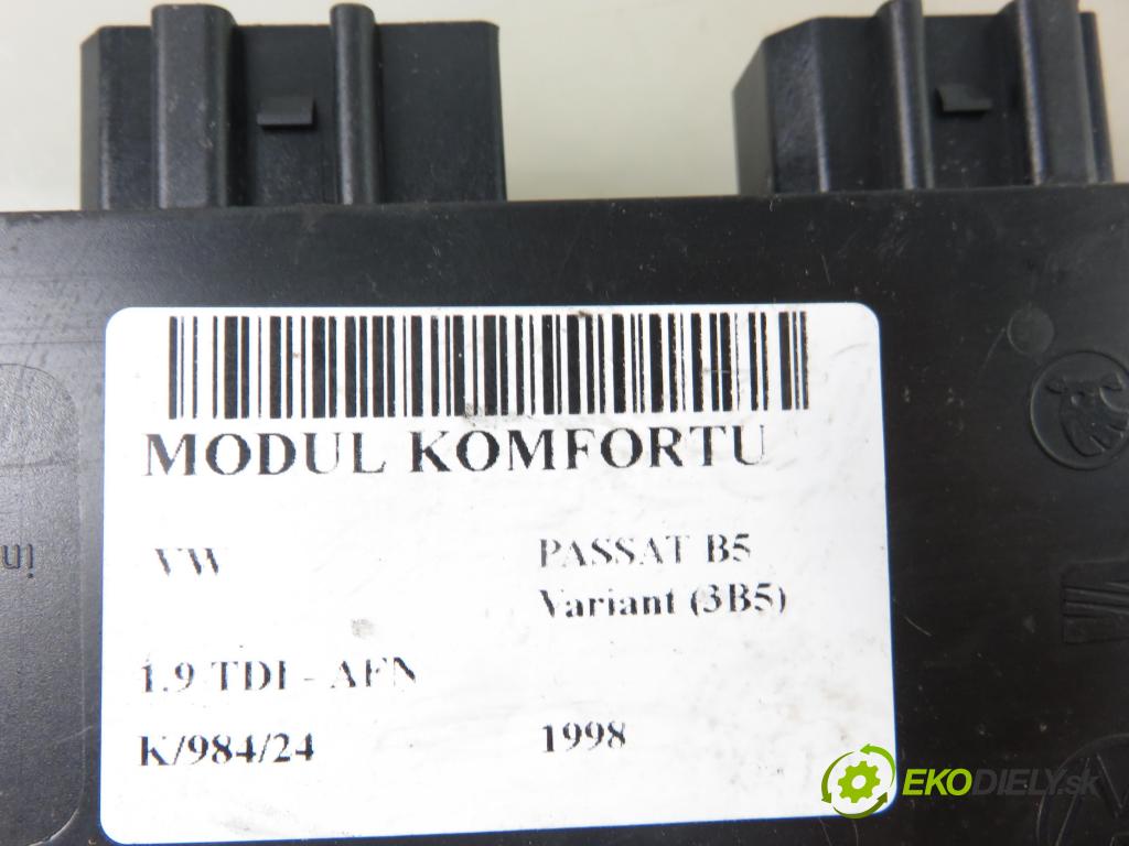 VW PASSAT B5 Variant (3B5) KOMBI 1998 81,00 1.9 TDI 110 - AFN 1896,00 MODUL komfortu 1J0959799J