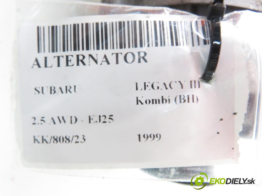 SUBARU LEGACY III Kombi (BH) KOMBI 1999 115,00 2.5 AWD - EJ25 2457,00 Alternátor A2T37391 ; 23700AA350 (Alternátory)