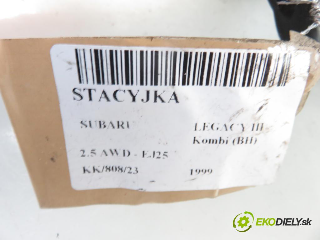 SUBARU LEGACY III Kombi (BH) KOMBI 1999 115,00 2.5 AWD - EJ25 2457,00 spinačka 88215AE000 ; X1T25172 (Spínacie skrinky a kľúče)