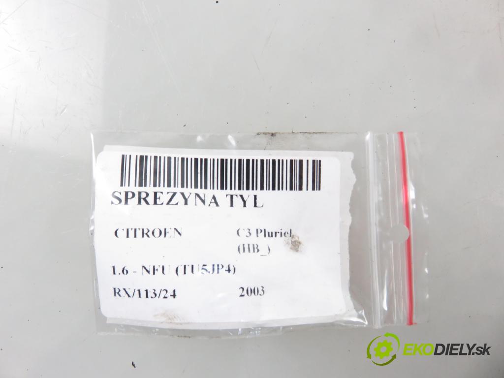 CITROEN C3 Pluriel (HB_) CABRIO 2003 80,00 1.6 - NFU 109 (TU5JP4) 1587,00 Pružina zadné SP2351