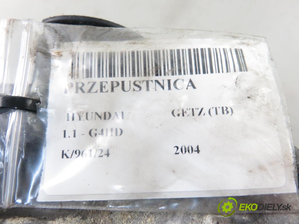HYUNDAI GETZ (TB) HB 2004 46,00 1.1 - G4HD 1086,00 Škrtiaca klapka  (Škrtiace klapky)