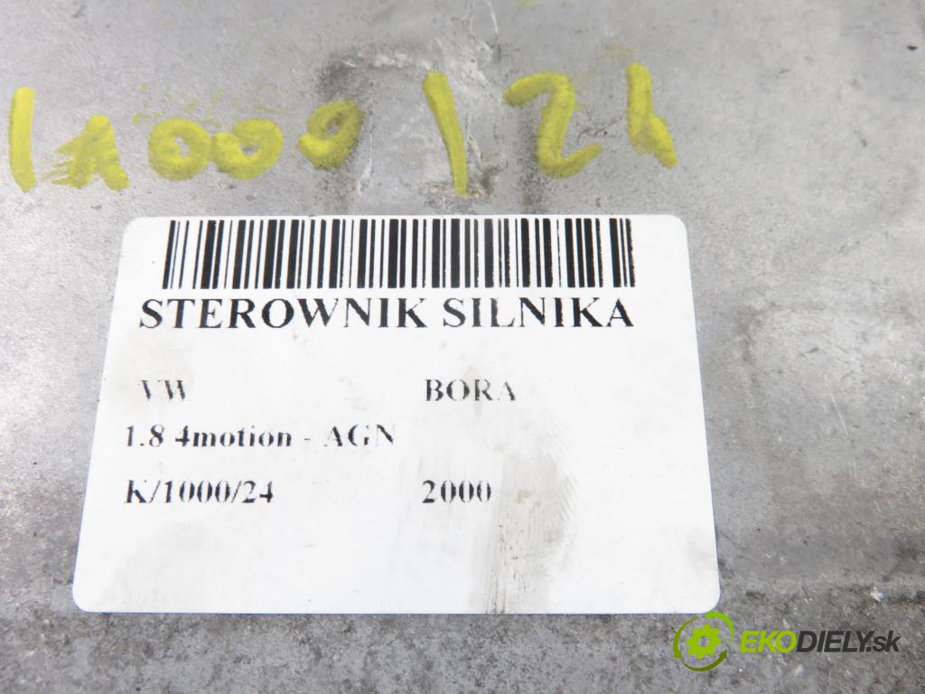 VW BORA (1J2) SEDAN 2000 92,00 1.8 4motion - AGN 1781,00 Riadiaca jednotka Motor 06A906018BK ; 0261204927