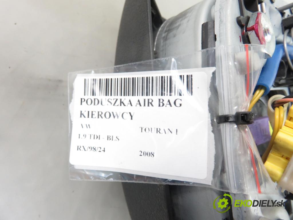 VW TOURAN (1T1, 1T2) MINIVAN 2008 77,00 1.9 TDI - BLS 1896,00 AirBag air BAG volantu 1K0880201BT