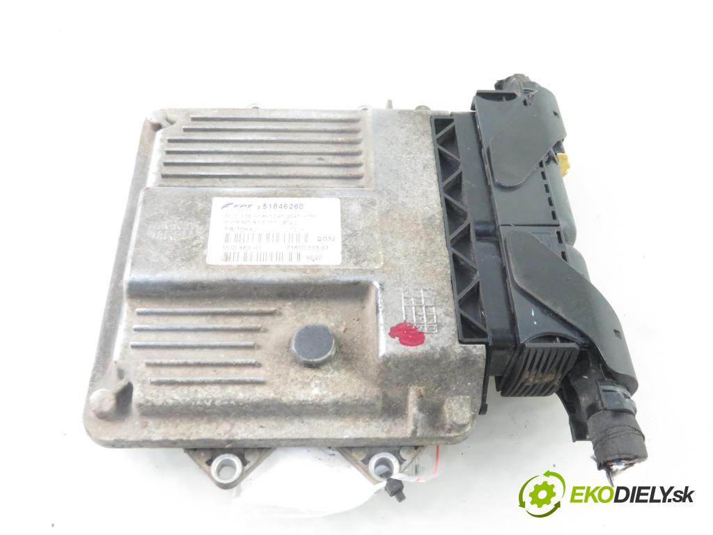 FIAT FIORINO nadwozie zamknięte / kombi (225_) FURGON 2009 55,00 1.3 D Multijet 1248,00 Riadiaca jednotka Motor 51846260