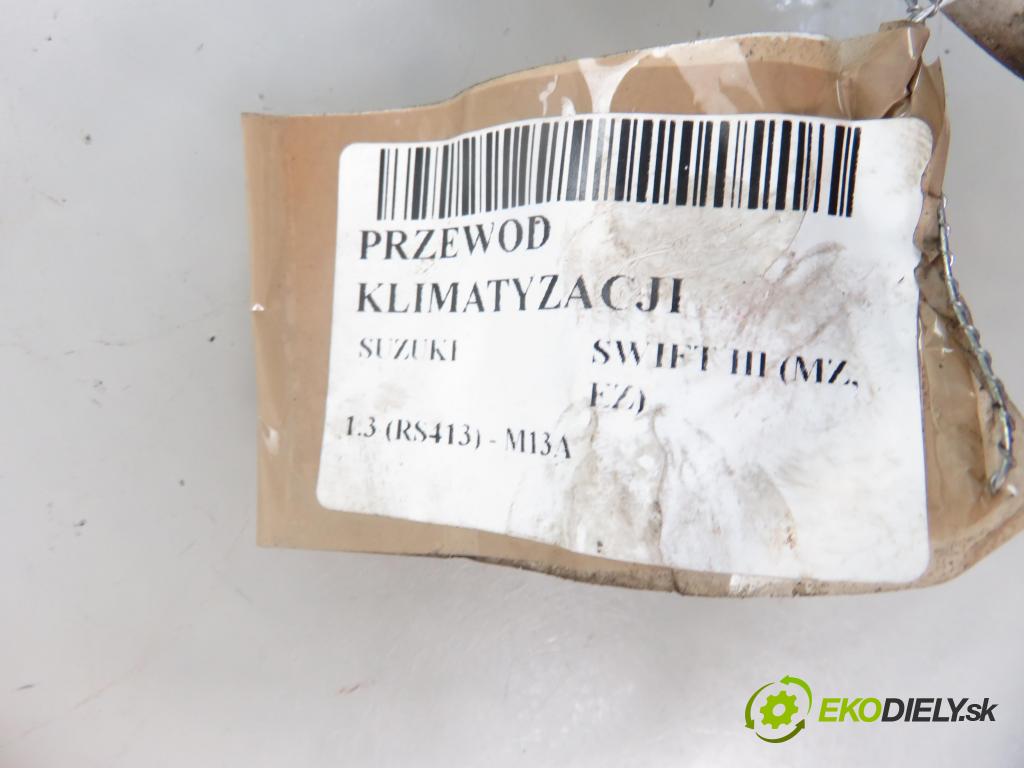 SUZUKI SWIFT III (MZ, EZ) HB 2007 67,00 1.3 91 - M13A 1328,00 rúrka klimatizácie
