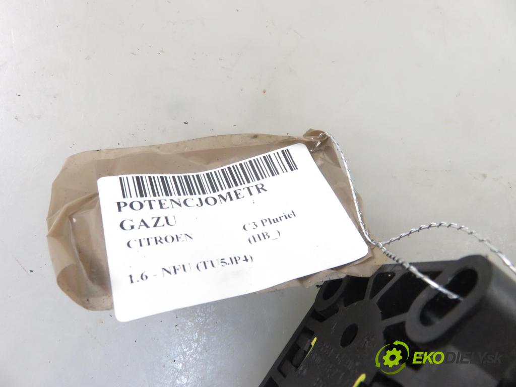 CITROEN C3 Pluriel (HB_) CABRIO 2003 80,00 1.6 - NFU 109 (TU5JP4) 1587,00 Potenciometer plynu F00C3E2427 ; 0280752251 ; 9646702180 (Pedále)