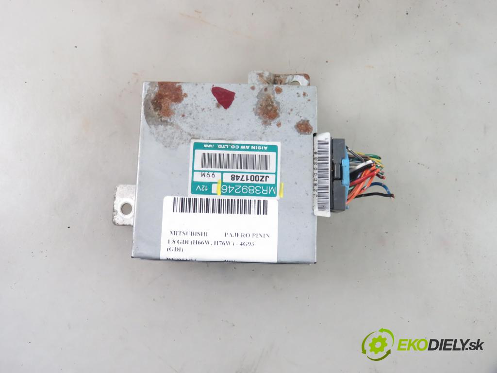 MITSUBISHI PAJERO PININ (H6_W, H7_W) TERENOWY 2000 88,00 1.8 GDI (H66W, H76W) - 4G93 (GDI) 1834,00 Riadiaca jednotka prevodovky MR389246