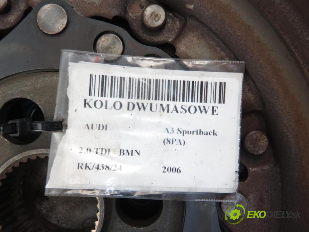 AUDI A3 Sportback (8PA) HB 2006 125,00 2.0 TDI PD 16V 170 - BMN 1968,00 Koleso dvojhmota