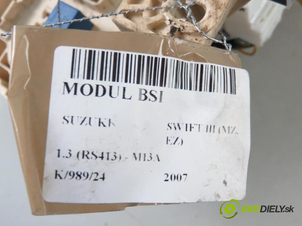 SUZUKI SWIFT III (MZ, EZ) HB 2007 67,00 1.3 91 - M13A 1328,00 MODUL BSI 3677062JB0