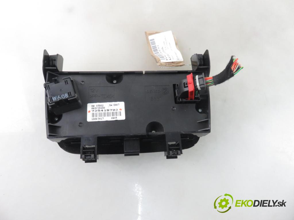 FIAT GRANDE PUNTO (199_) HB 2006 66,00 1.3 D Multijet 90 - 199 A3.000 1248,00 Panel kúrenia KLIMATRONIK 735419793