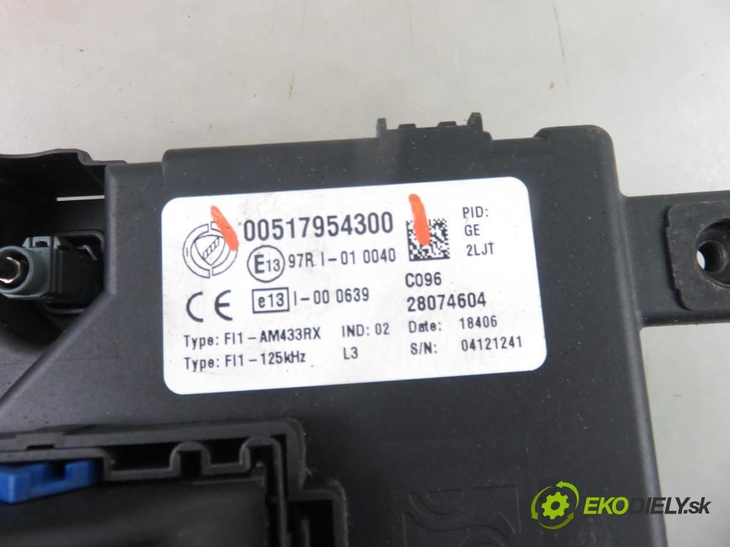 FIAT GRANDE PUNTO (199_) HB 2006 66,00 1.3 D Multijet 90 - 199 A3.000 1248,00 MODUL BSI 00517954300
