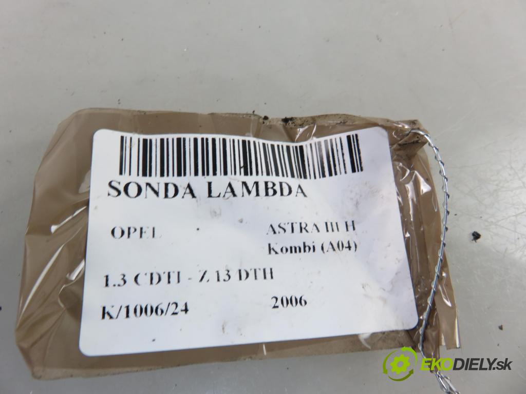 OPEL ASTRA H Kombi (A04) KOMBI 2006 66,00 1.3 CDTI 1248,00 sonda lambda 55191128 (Lambda sondy)