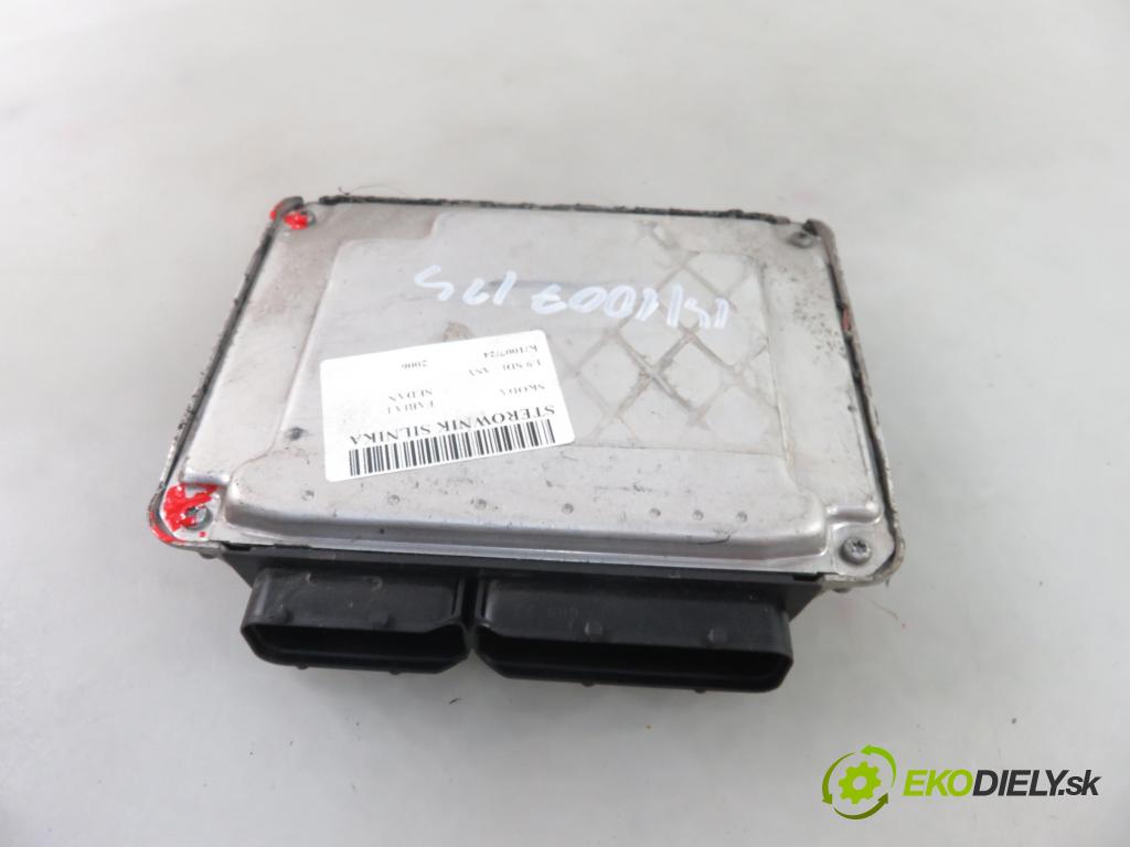 SKODA FABIA I SEDAN (6Y3) SEDAN 2006 47,00 1.9 SDI - ASY 1896,00 Riadiaca jednotka Motor 038906012HR ; 0281011321
