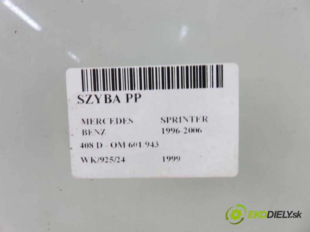 MERCEDES-BENZ SPRINTER 4-t Platforma / podwozie (904) KABINA/PLATFORMA 1999 58,00 2.3D 408 D - OM 601.943 2299,00 okno PP
