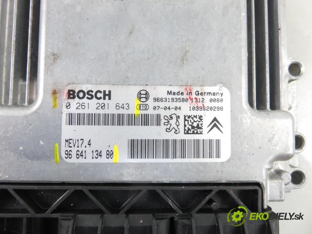PEUGEOT 207 (WA_, WC_) HB 2006 88,00 1.6 16V VTi - 5FW (EP6) 1598,00 Riadiaca jednotka Motor 0261201643 ; 9664113480