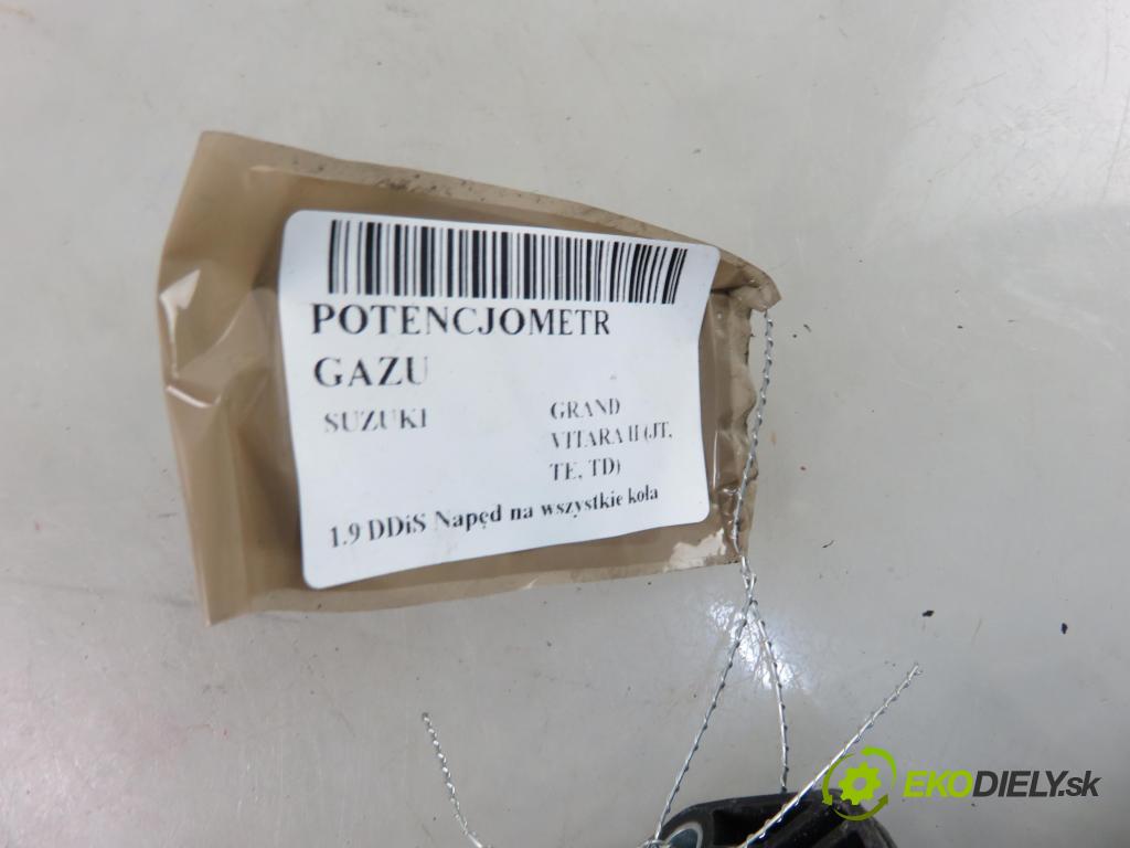SUZUKI GRAND VITARA II (JT, TE, TD) SUV 2007 95,00 1.9 DDiS 129 4x4 - F9Q 264 1870,00 Potenciometer plynu 6PV00907400 ; I590065J02 (Pedále)