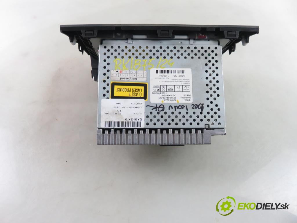 SUZUKI SWIFT III (MZ, EZ) HB 2006 51,00 1.3 DDiS (RS 413D) 69 - Z13DT 1248,00 RADIO CD 3910162J2