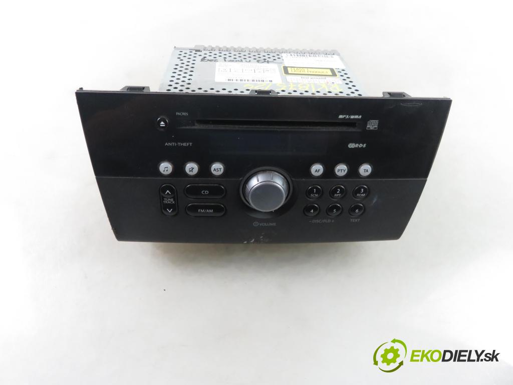 SUZUKI SWIFT III (MZ, EZ) HB 2006 51,00 1.3 DDiS (RS 413D) 69 - Z13DT 1248,00 RADIO CD 3910162J2