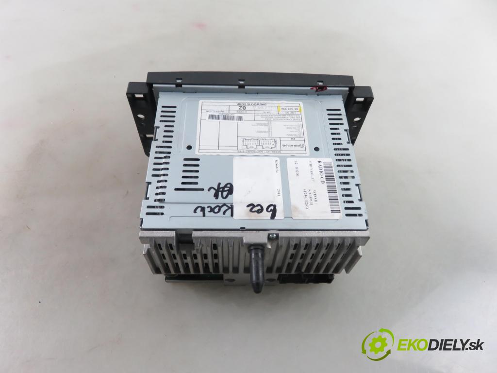 CHEVROLET AVEO / KALOS liftback (T250, T255) HB 2011 55,00 1.2 S-TEC II - B12D1 1206,00 RADIO CD 94823339