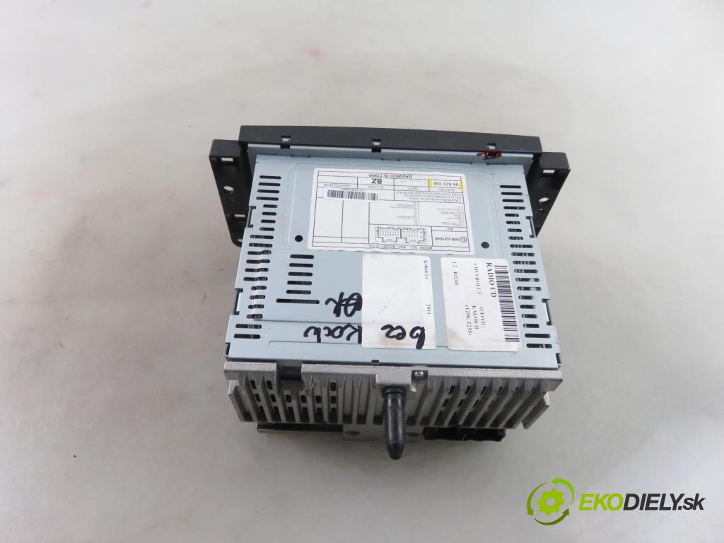 CHEVROLET AVEO / KALOS liftback (T250, T255) HB 2011 55,00 1.2 S-TEC II - B12D1 1206,00 RADIO CD 94823339