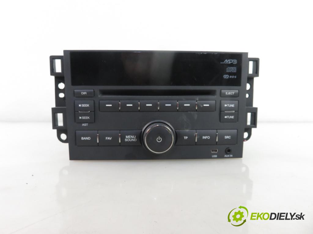 CHEVROLET AVEO / KALOS liftback (T250, T255) HB 2011 55,00 1.2 S-TEC II - B12D1 1206,00 RADIO CD 94823339