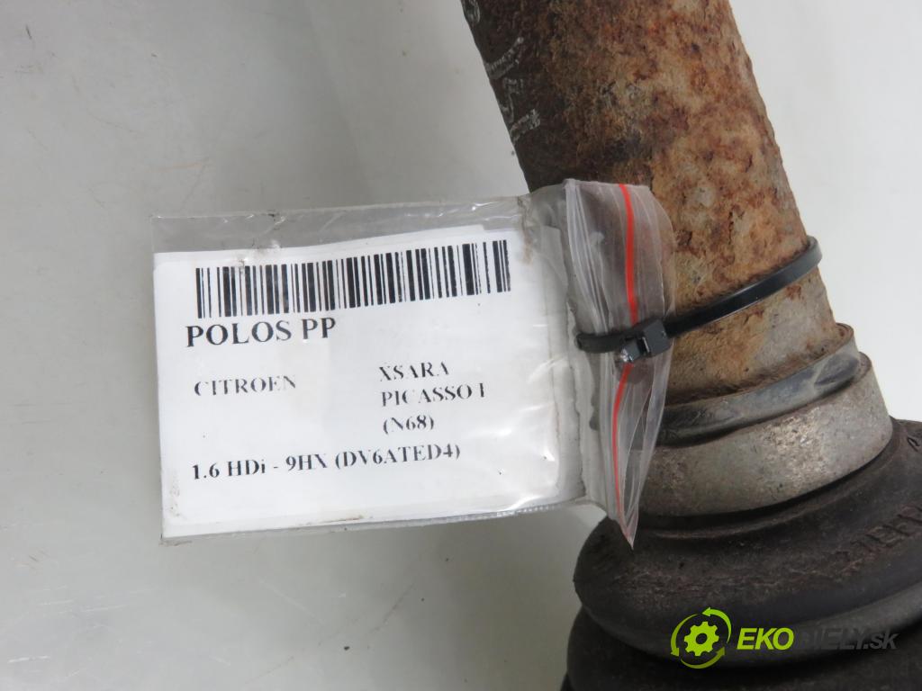 CITROEN XSARA PICASSO (N68) MINIVAN 2007 66,00 1.6 HDi - 9HX (DV6ATED4) 1560,00 Poloos PP