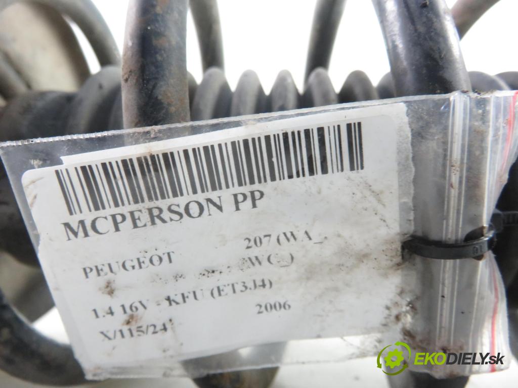 PEUGEOT 207 (WA_, WC_) HB 2006 65,00 1.4 16V - KFU (ET3J4) 1360,00 MCPERSON PP