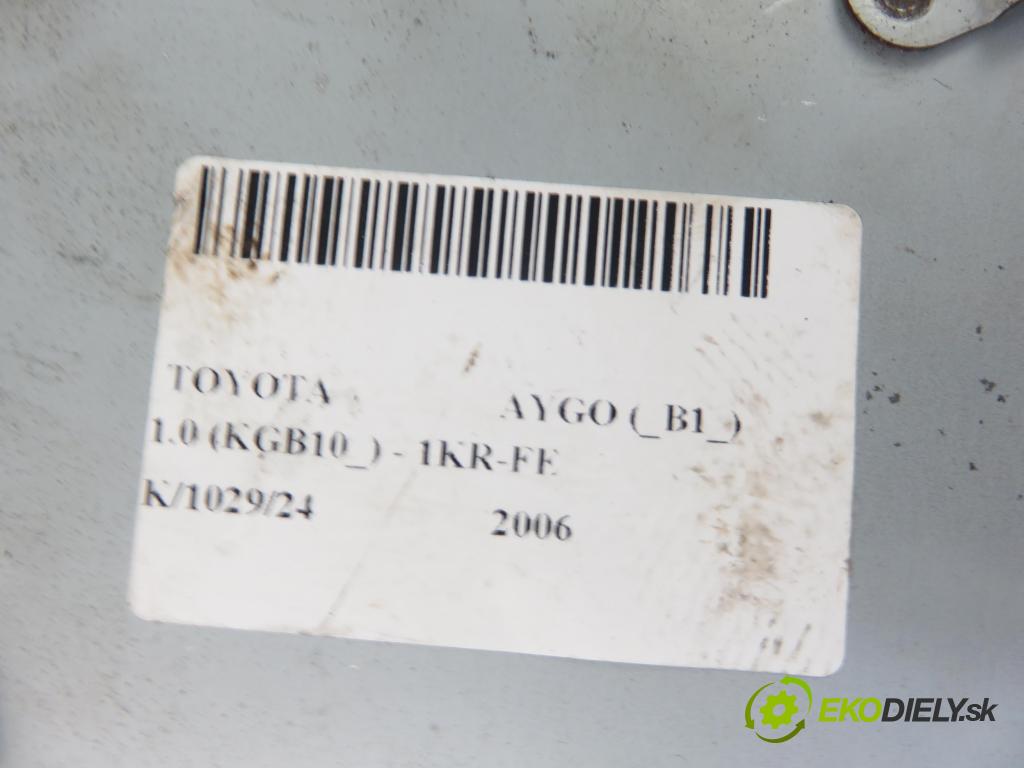 TOYOTA AYGO (_B1_) HB 2006 50,00 1.0 68 - 1KR-FE 998,00 Riadiaca jednotka prevodovky 8953070010 ; 32481111090